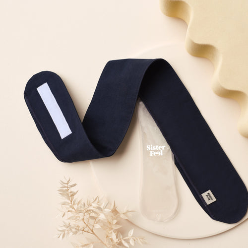Poche de froid & Bandeau Migraine - Marine