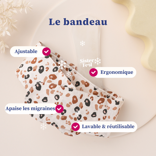 Poche de froid & Bandeau Migraine - Léo