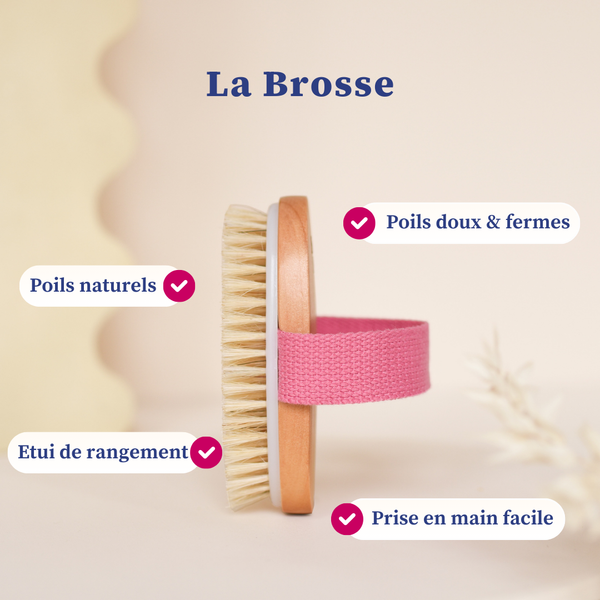 Brosse pour le corps - brossage à sec