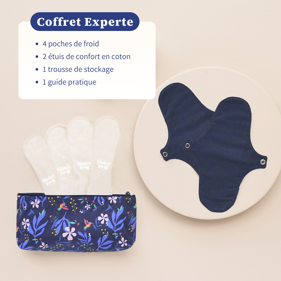Coffret Confort - Marine - cryothérapie périnéale