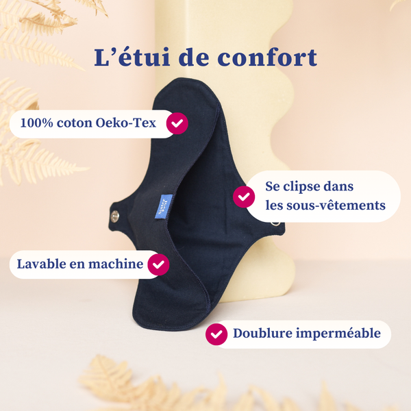 L'étui en tissu - Marine