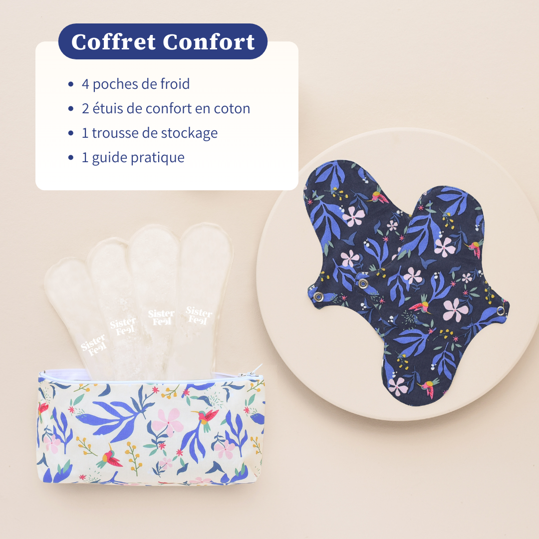 Coffret Confort - Colibri - cryothérapie périnéale