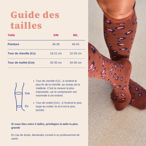 Chaussette de compression -  Léo