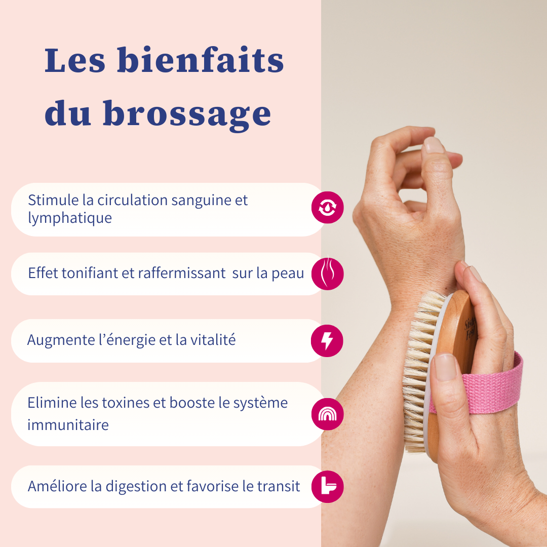Brosse pour le corps - brossage à sec