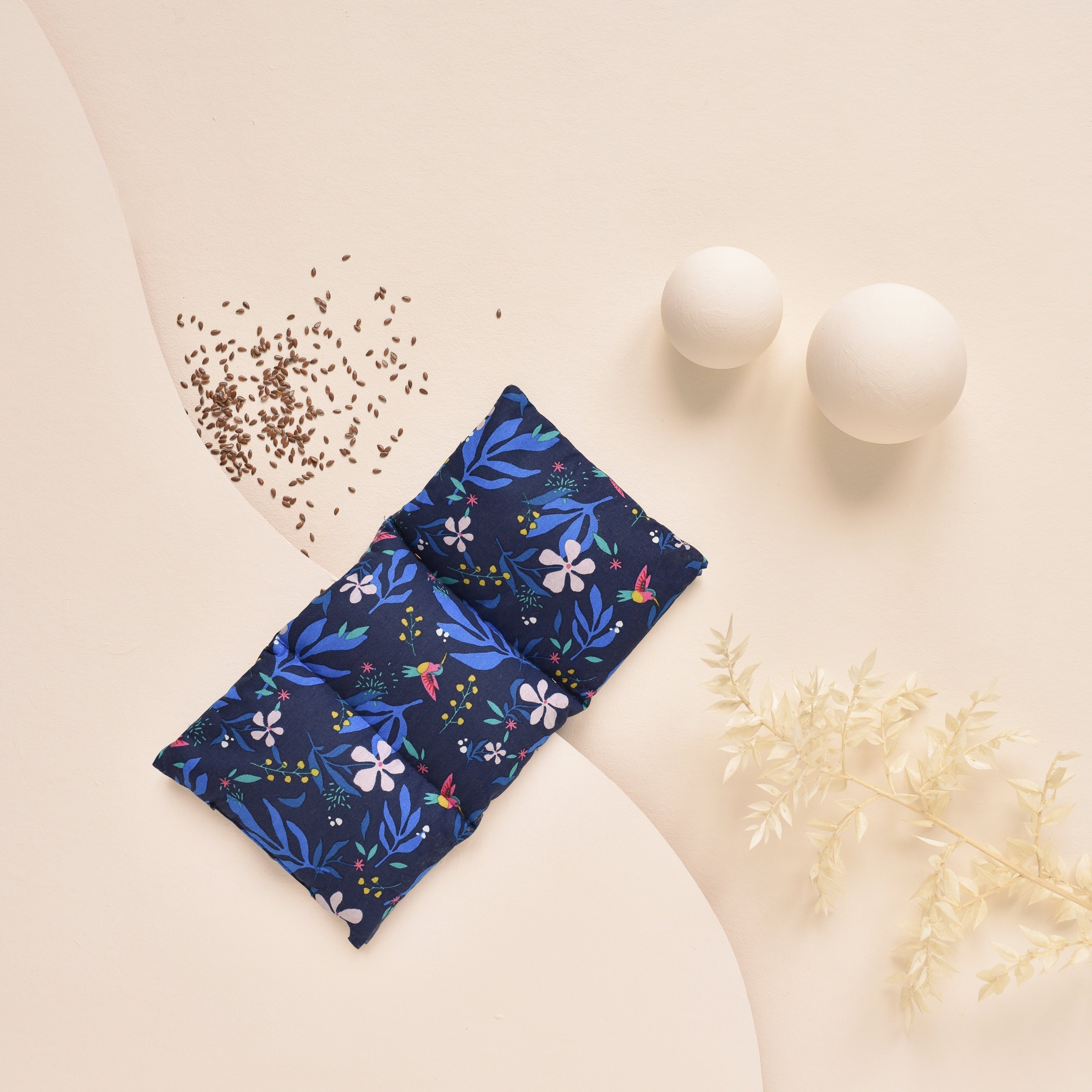 Bouillotte sèche - Graines de lin bio - Colibri Marine