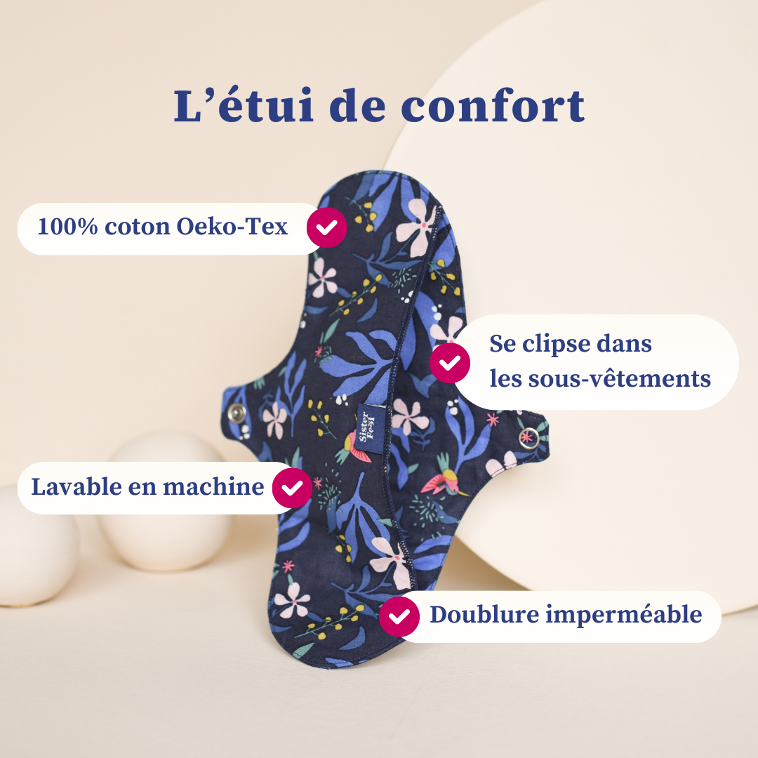 L'étui en tissu - Colibri