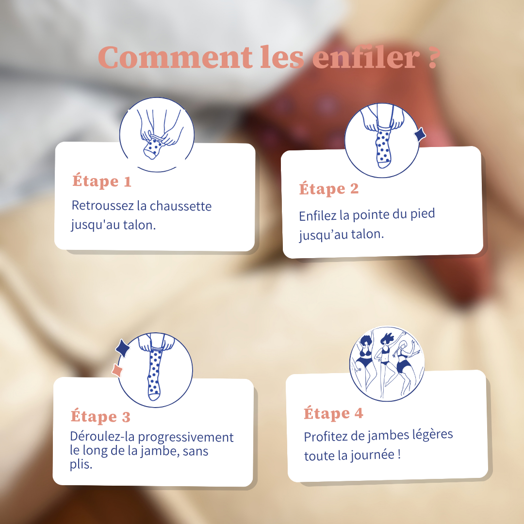 Chaussette de compression -  Léo